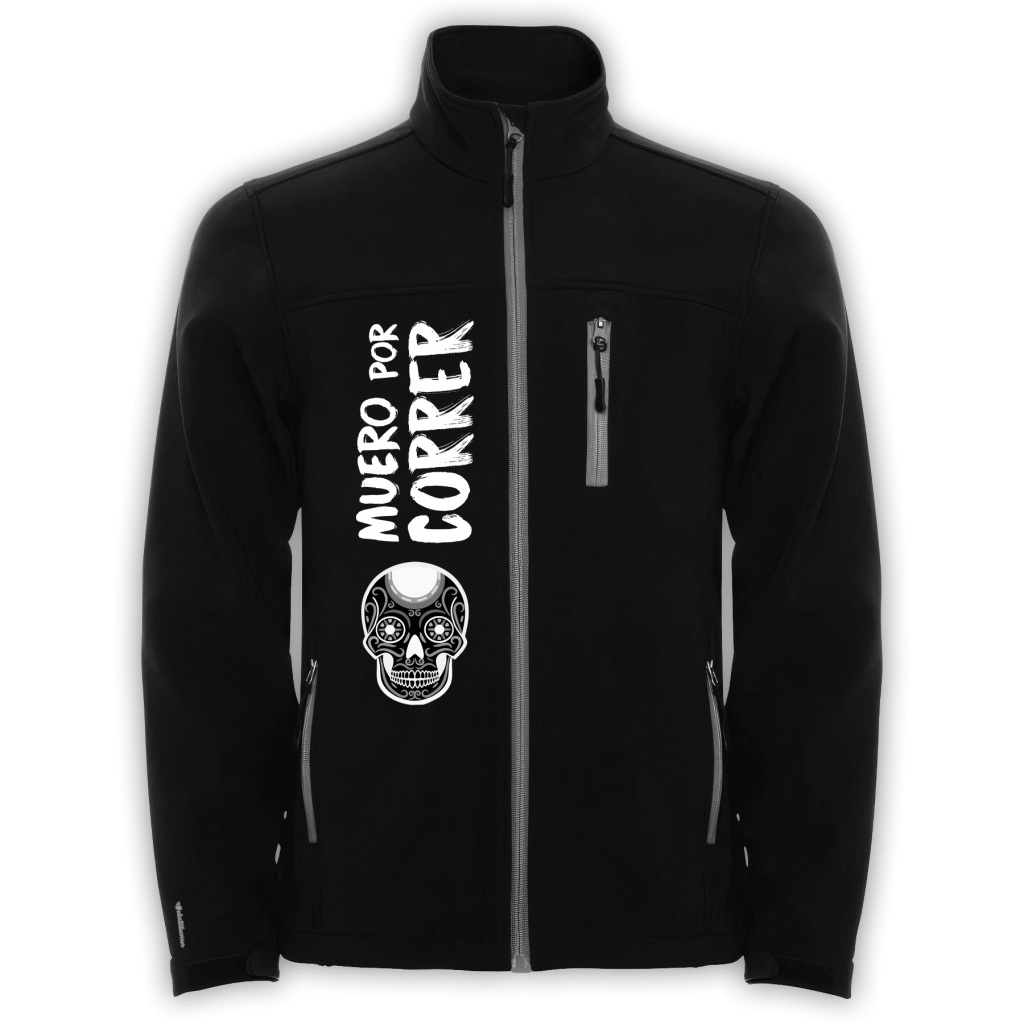 Softshell unisex negro #Calaveras