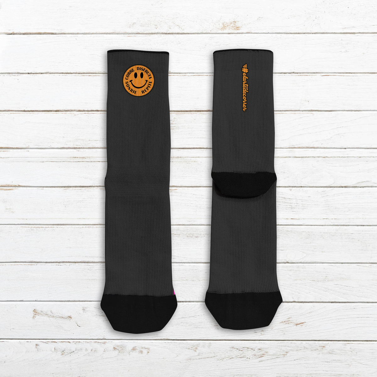 Calcetin técnico running #Smiles multicolor