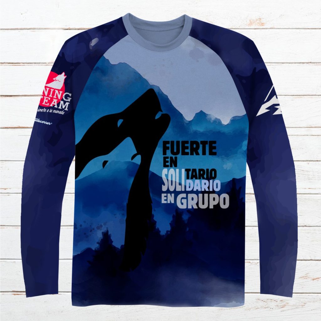 Camiseta manga larga mujer #Lobos & P.Villalobos