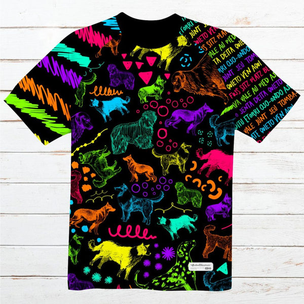 Camiseta técnica mujer #Agility neon