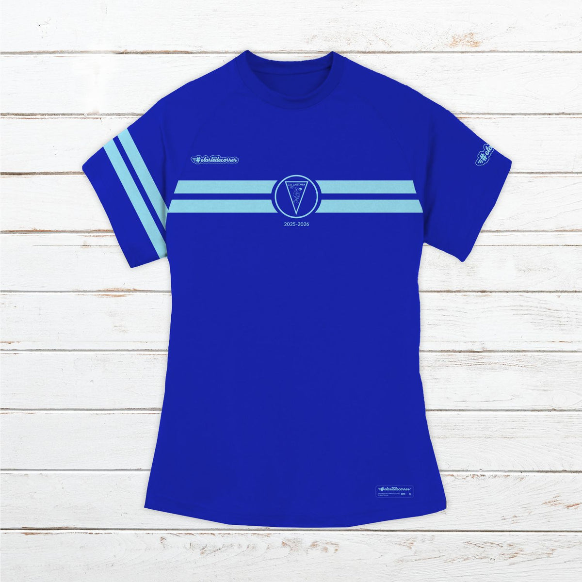 Camiseta técnica hombre azul #CALaietania