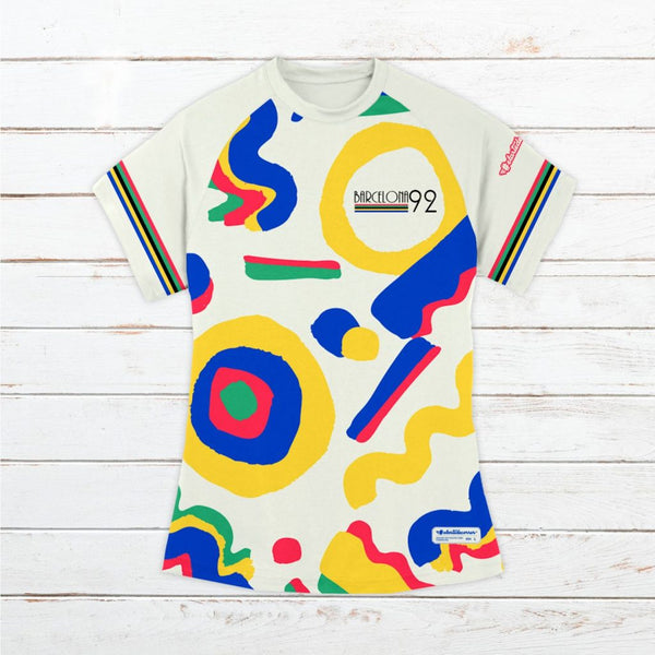 Camiseta técnica mujer conmemorativa #Bcn92 Colors