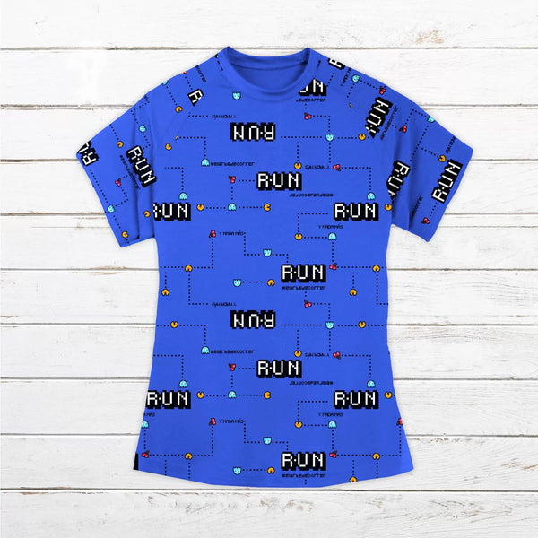 Camiseta técnica mujer #Comecocos Azul