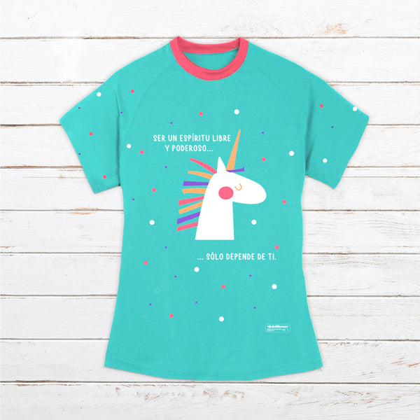 Camiseta técnica mujer #Unicornio