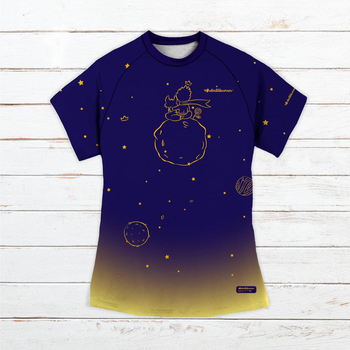 Camiseta técnica mujer #CaminandoEnLíneaRecta