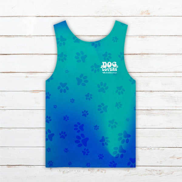 Camiseta tirantes running hombre #HuellasPerrunas