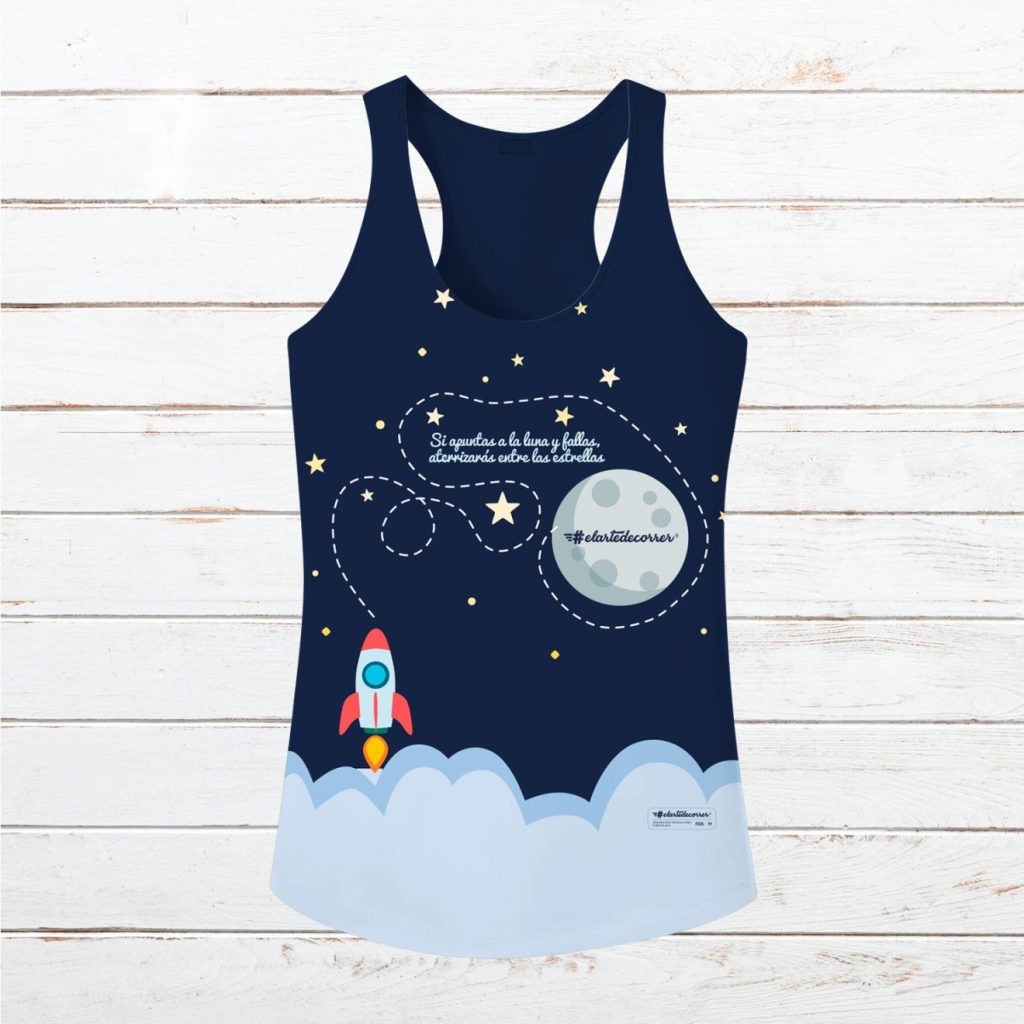 Camiseta tirantes mujer #ApuntaALaLuna