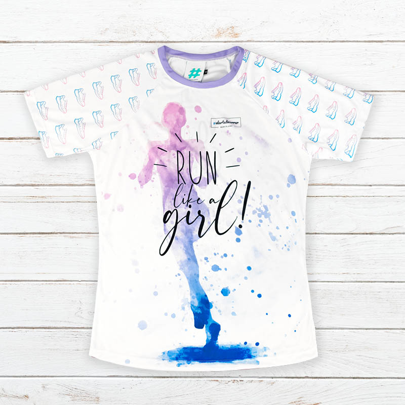 Camiseta técnica hombre #WOMAN