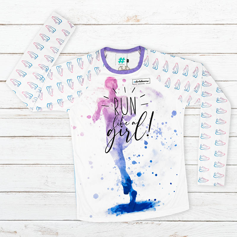 Camiseta manga larga hombre #WOMAN