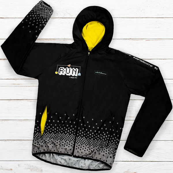 Cortavientos con capucha #Comecocos black
