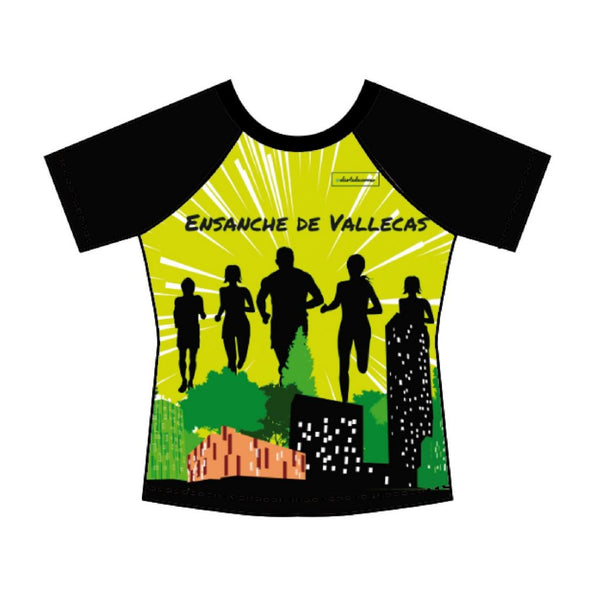 Camiseta técnica mujer #EnsancheVallecas & P.Villalobos