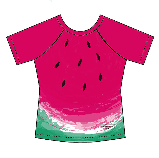 Camiseta técnica mujer #Sandía & Violeta Happy Baker