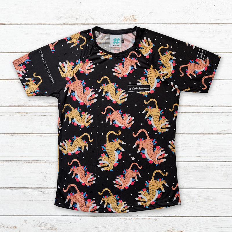 Camiseta técnica mujer #Tigres