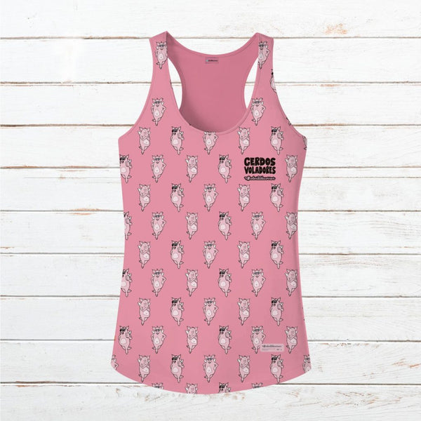 Camiseta tirantes mujer #Cerdos
