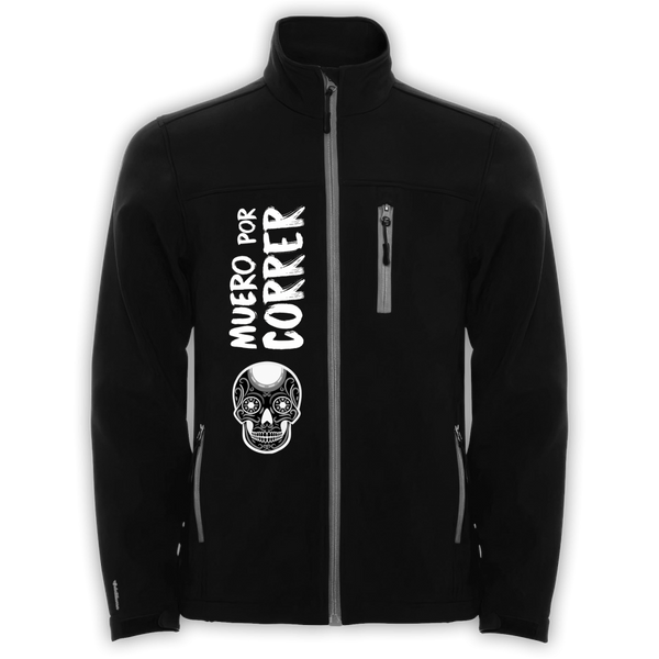 Softshell unisex negro #Calaveras