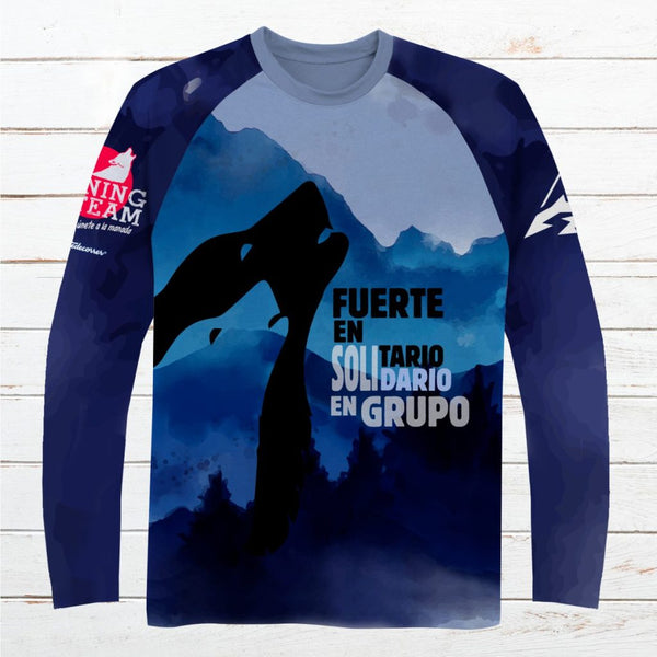 Camiseta manga larga mujer #Lobos & P.Villalobos