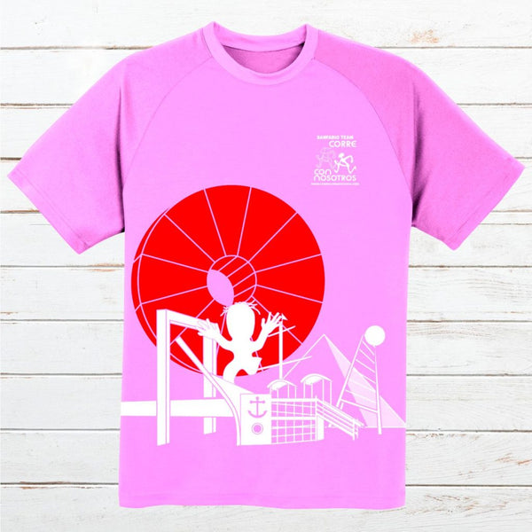 Camiseta técnica mujer #ParqueJuanCarlosI & P.Villalobos
