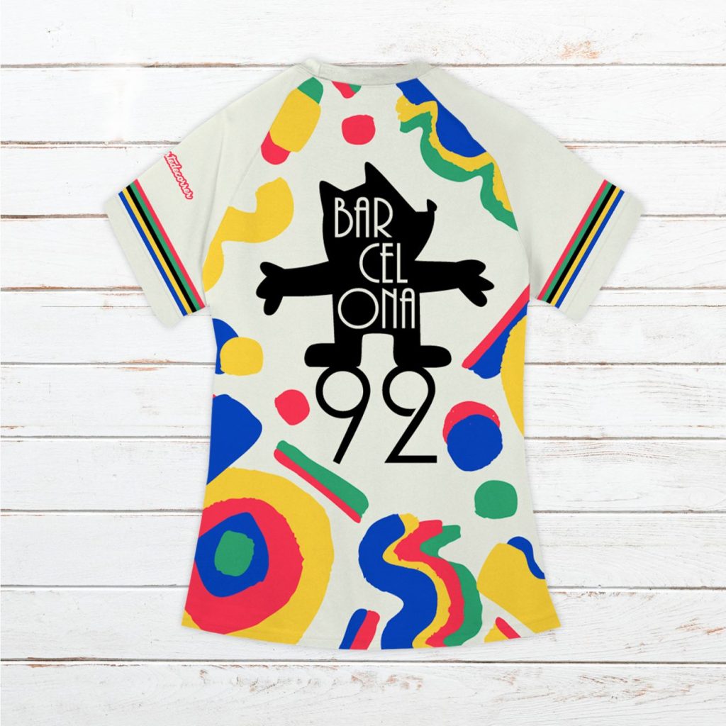 Camiseta técnica mujer conmemorativa #Bcn92 Colors