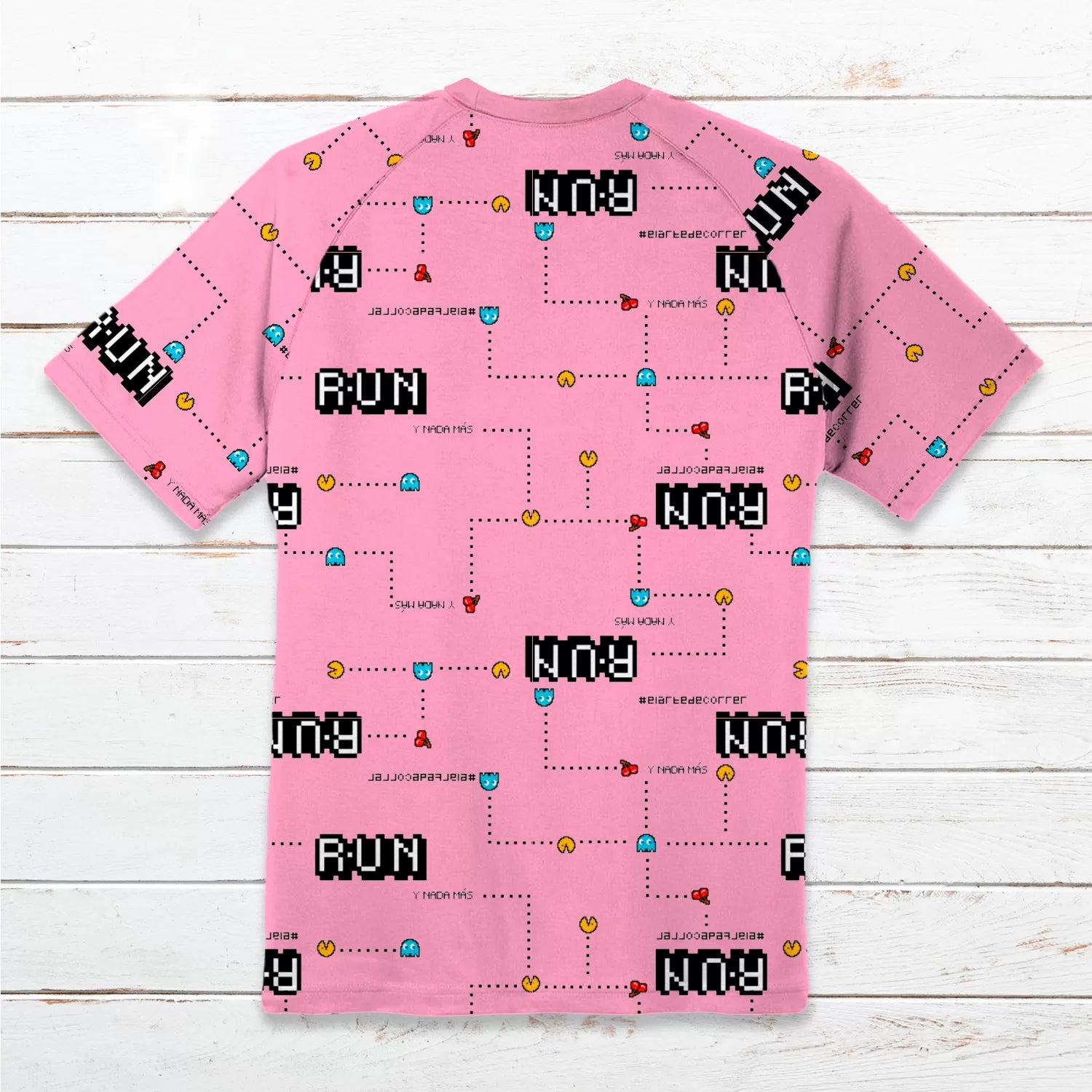 Camiseta técnica hombre #Comecocos Rosa