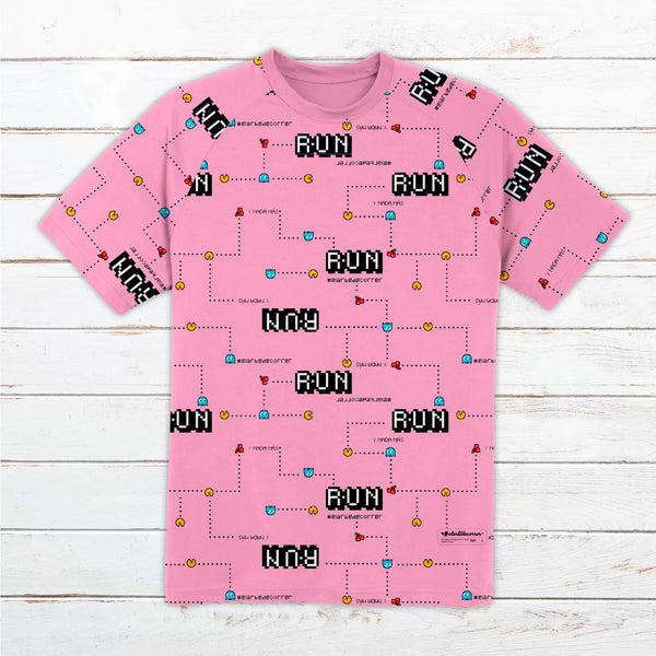 Camiseta técnica hombre #Comecocos Rosa