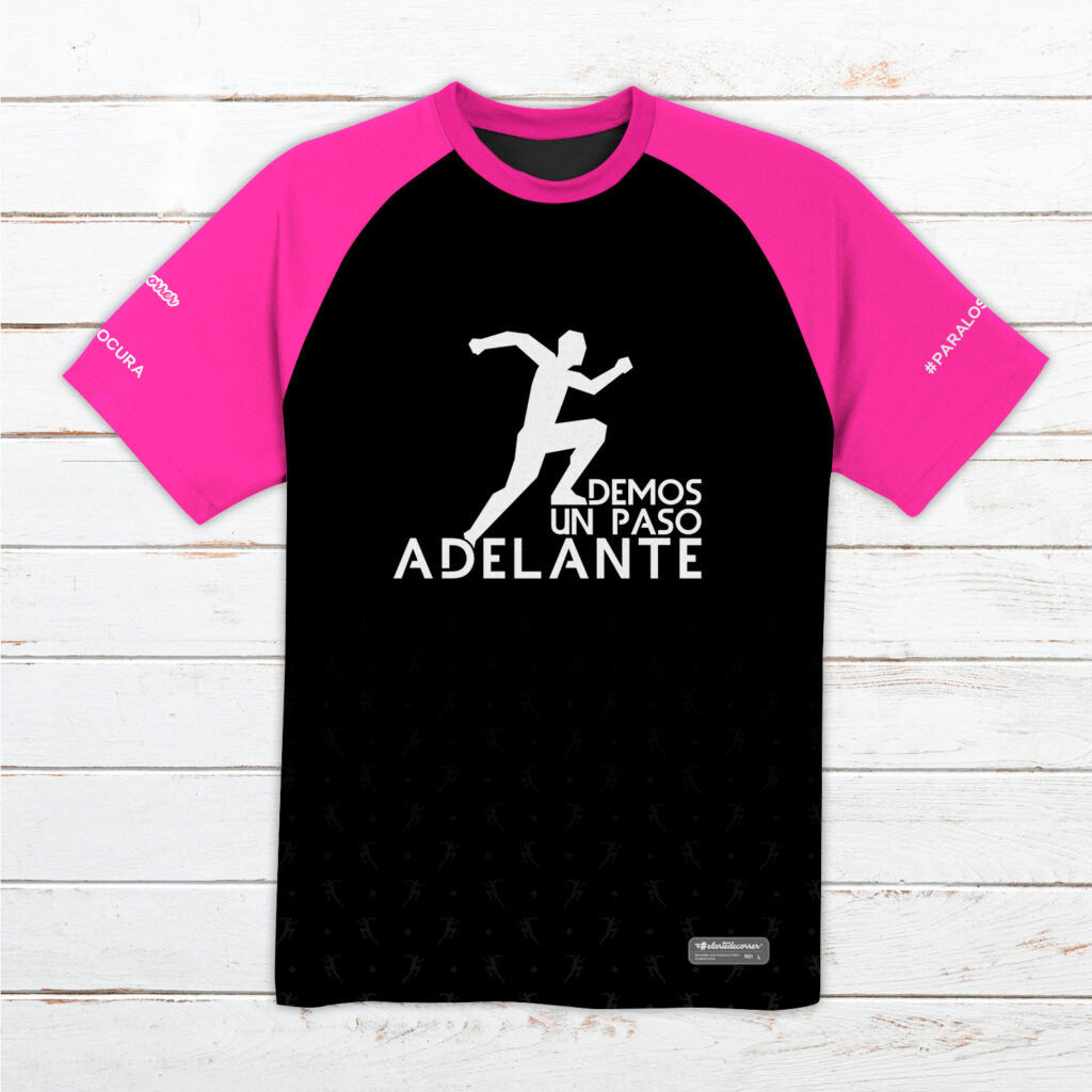 Camiseta técnica hombre 7º Aniversario #DUPA negra