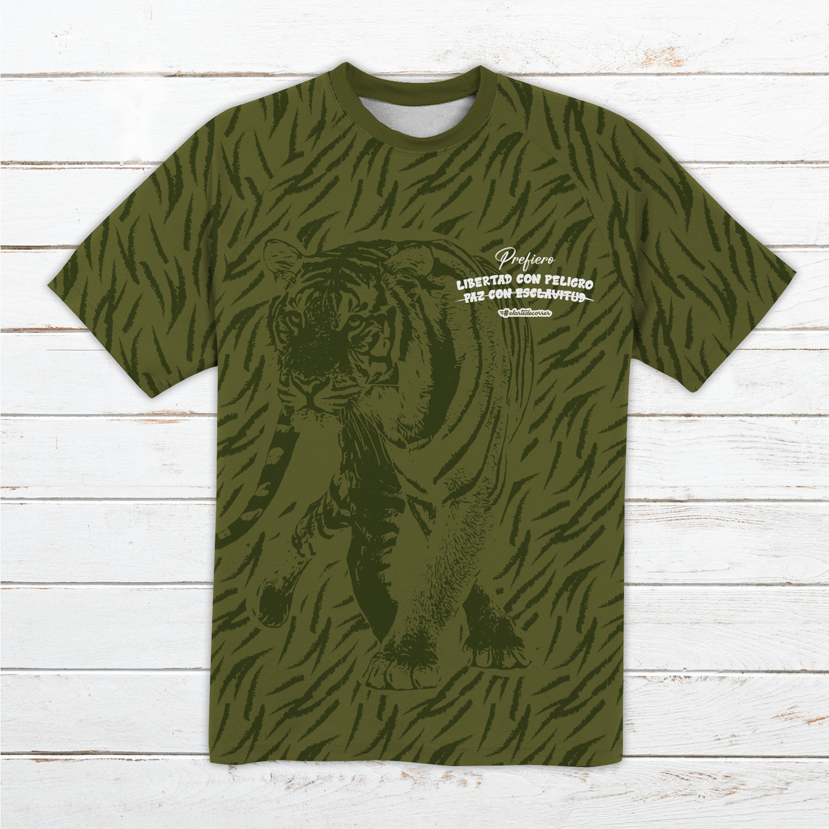 Camiseta técnica hombre #Safari
