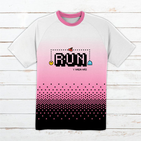 Camiseta técnica hombre #Comecocos Rosa