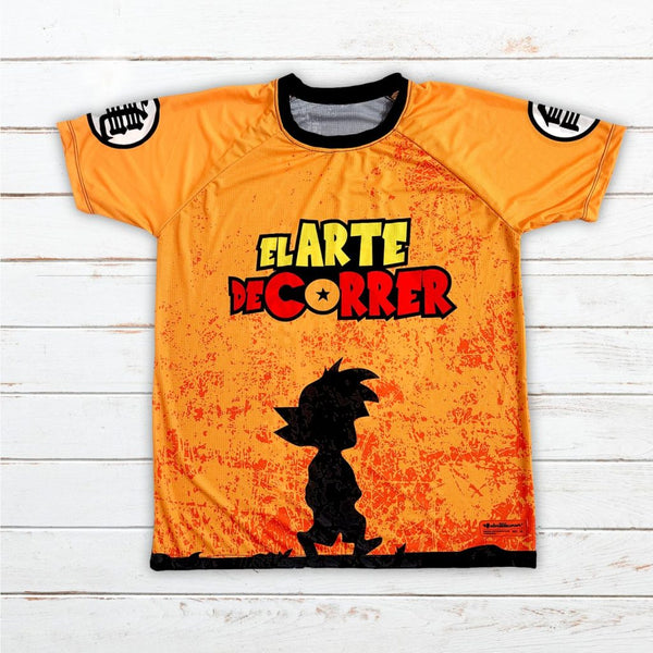 Camiseta técnica mujer #Otaku naranja