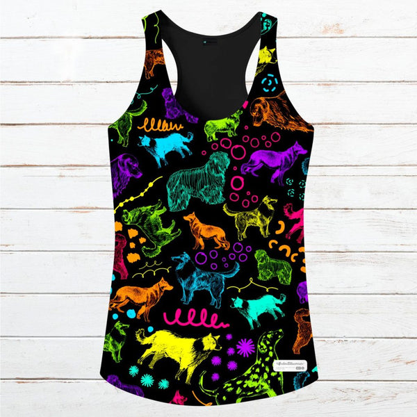 Camiseta tirantes mujer #Agility neon