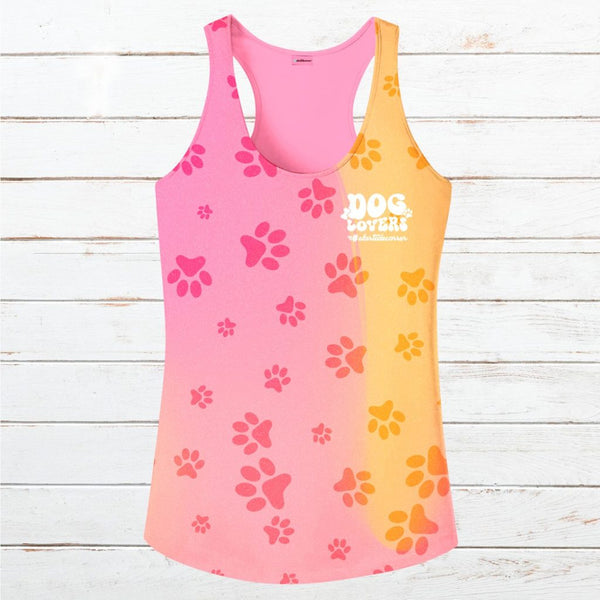 Camiseta tirantes running mujer #HuellasPerrunas