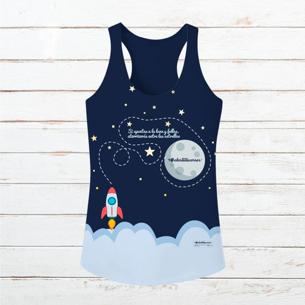 Camiseta tirantes mujer #ApuntaALaLuna