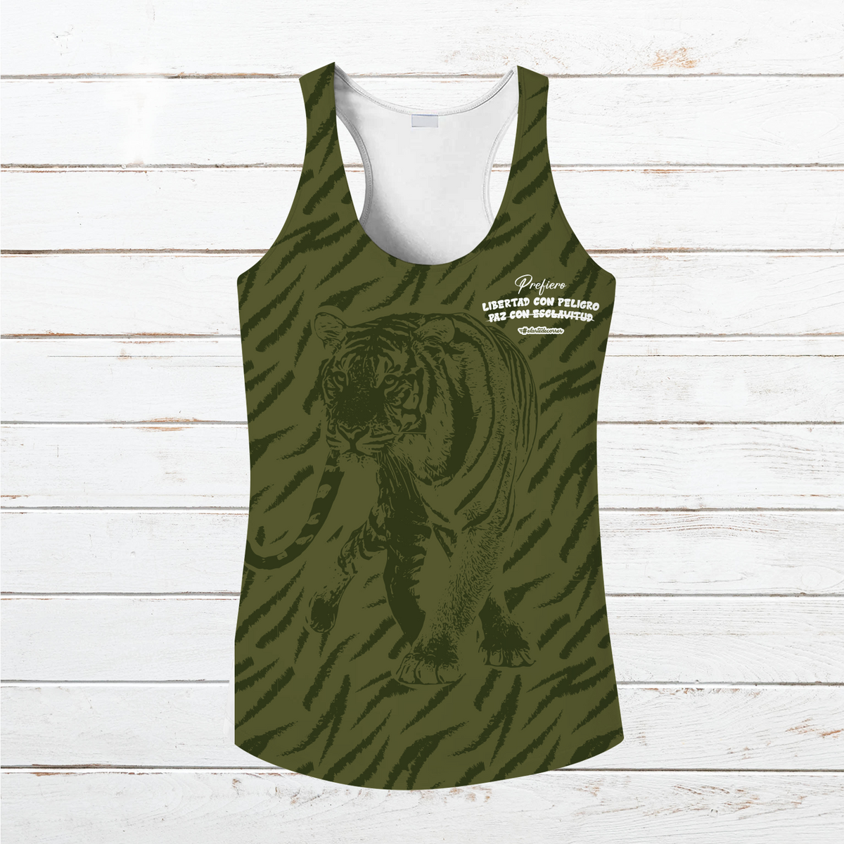 Camiseta tirantes mujer #Safari
