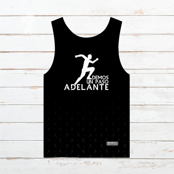 Camiseta tirantes hombre 7º Aniversario #DUPA negra