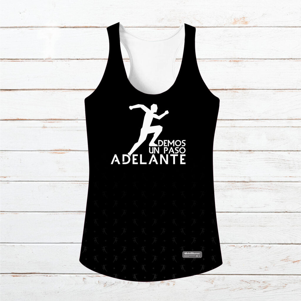 Camiseta tirantes mujer 7º Aniversario #DUPA negro