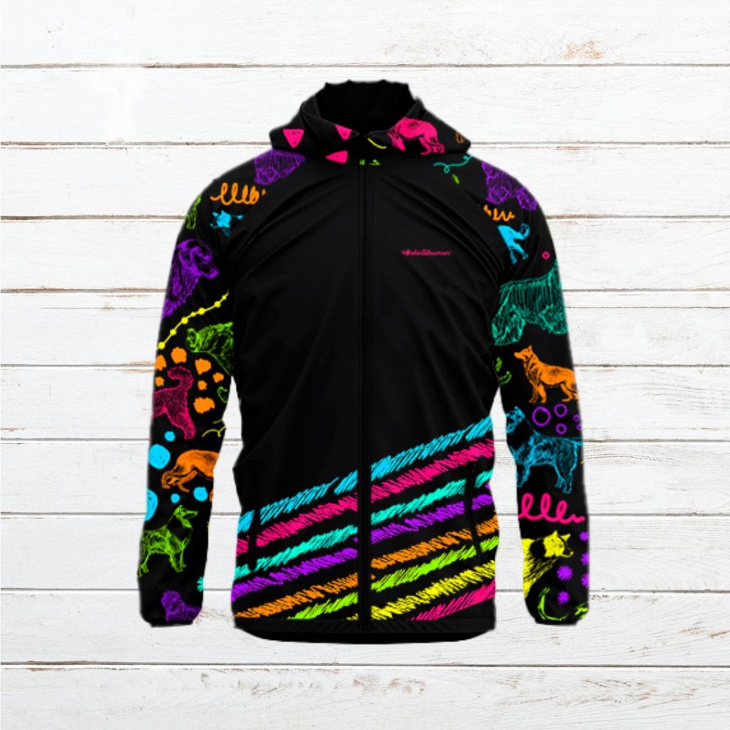 Cortavientos con capucha #AgilityNeon