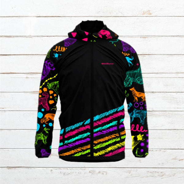 Cortavientos con capucha #AgilityNeon