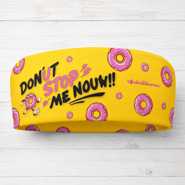 Cinta pelo running #Donut amarillo