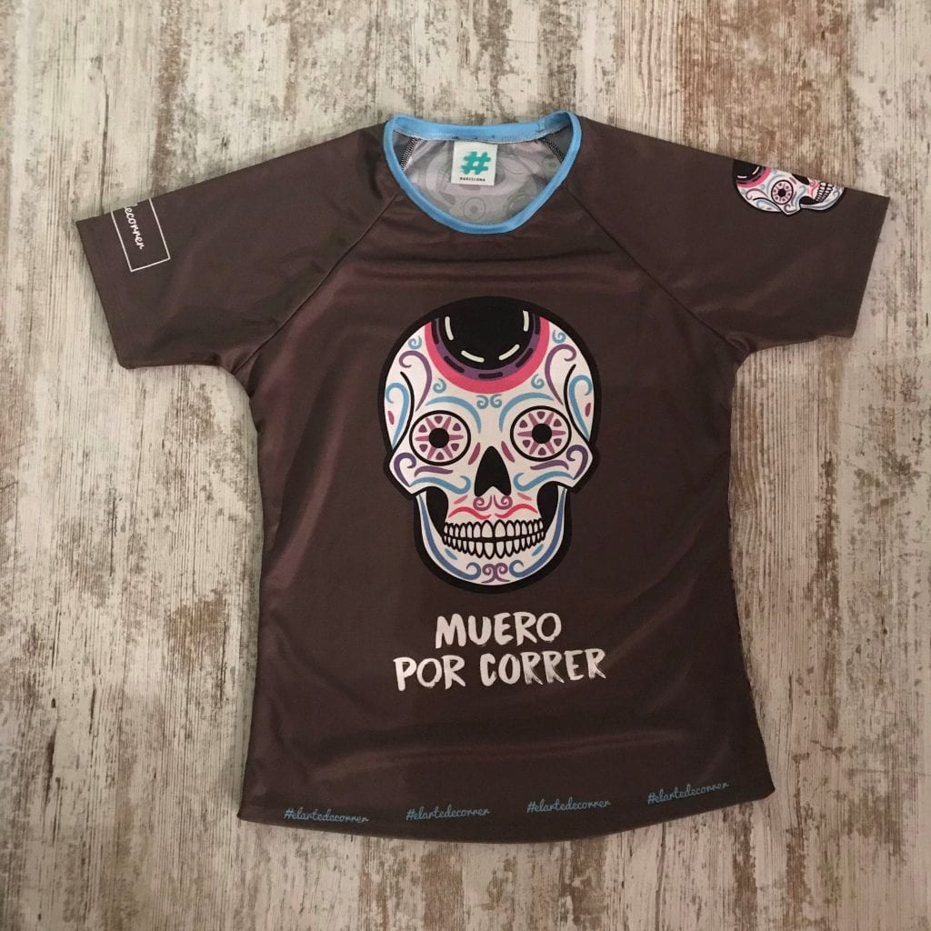 Camiseta técnica mujer #Calaveras mexicanas