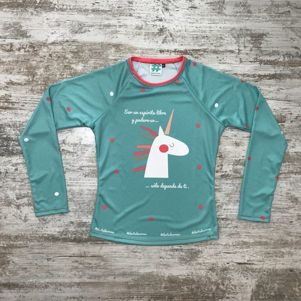 Camiseta manga larga mujer #Unicornio