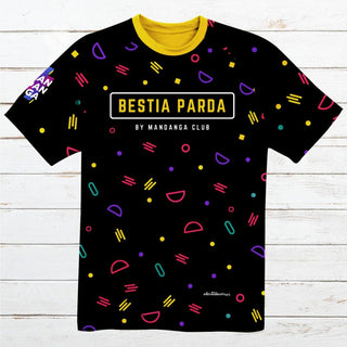 Camiseta técnica mujer #BestiaParda negra de MANDANGA club