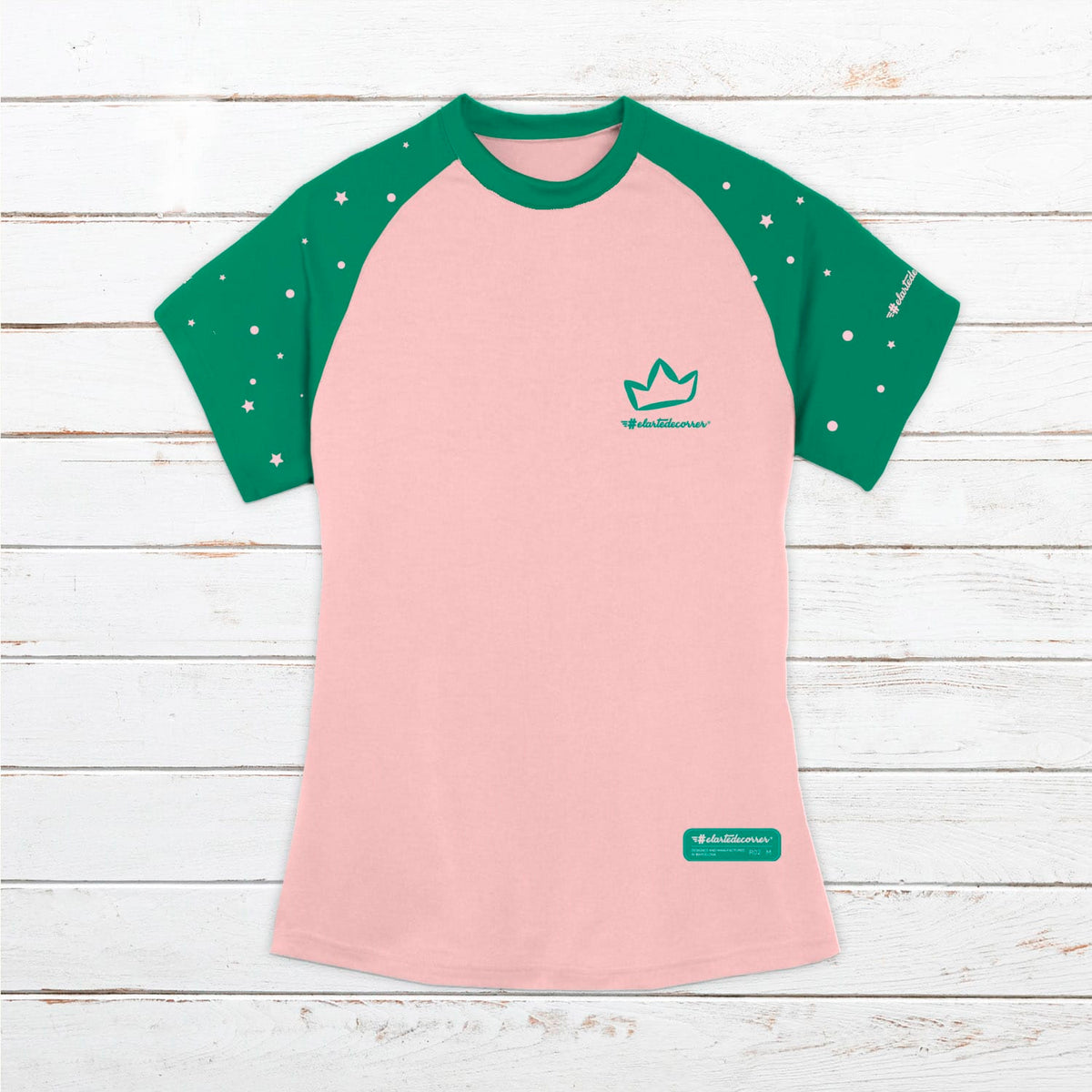 Camiseta técnica mujer #ElSentidoDeLasCosas verde
