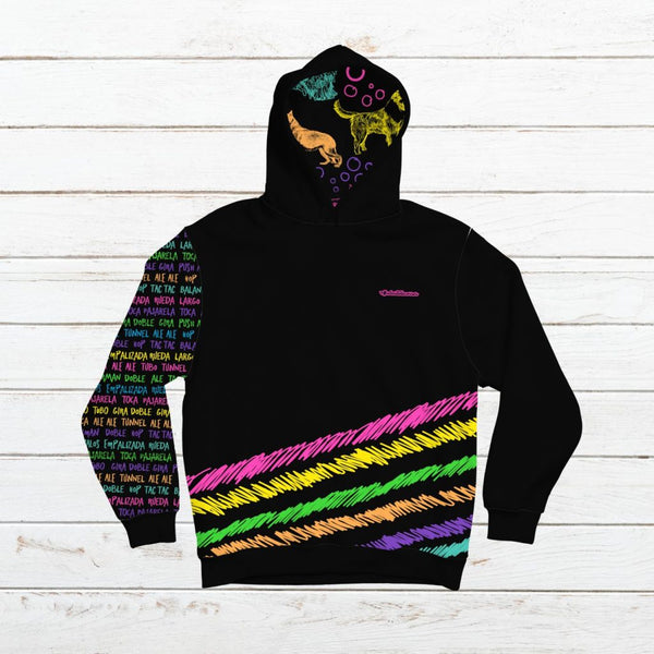 Sudadera unisex con capucha #Agility Neon