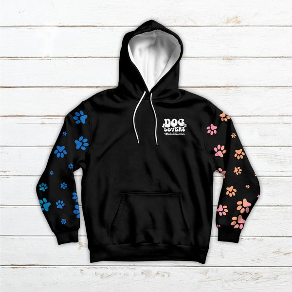 Sudadera unisex con capucha #HuellasPerrunas
