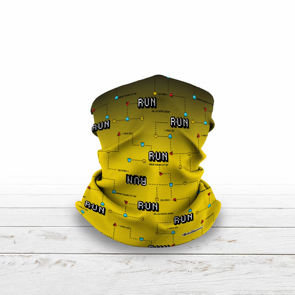 Tubular #Comecocos Negro Amarillo