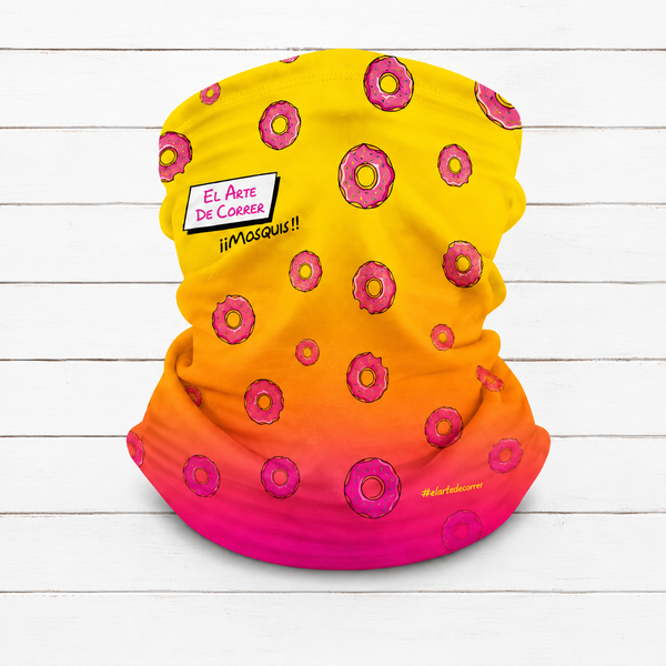 Tubular #Donut amarillo degradado