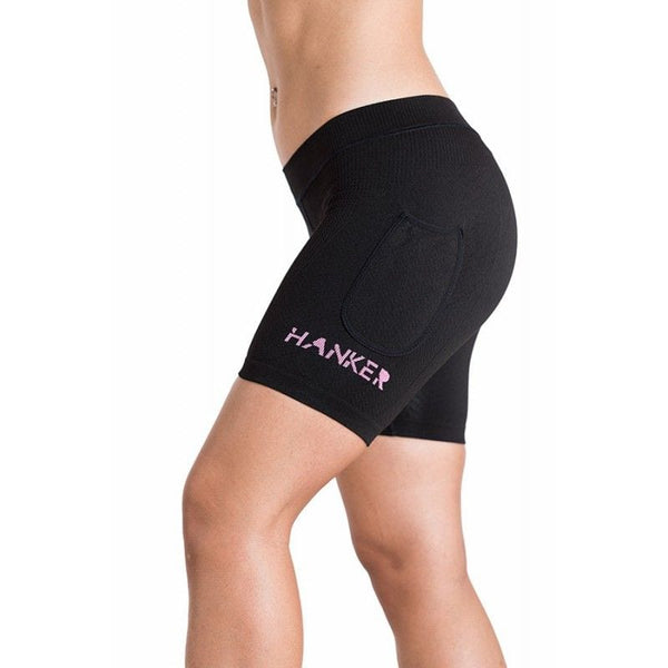 Malla corta compresiva mujer Akasha Black