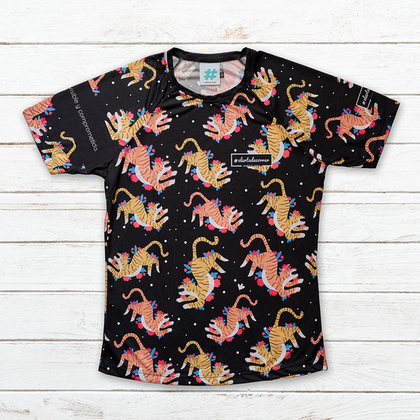 Camiseta técnica mujer #Tigres