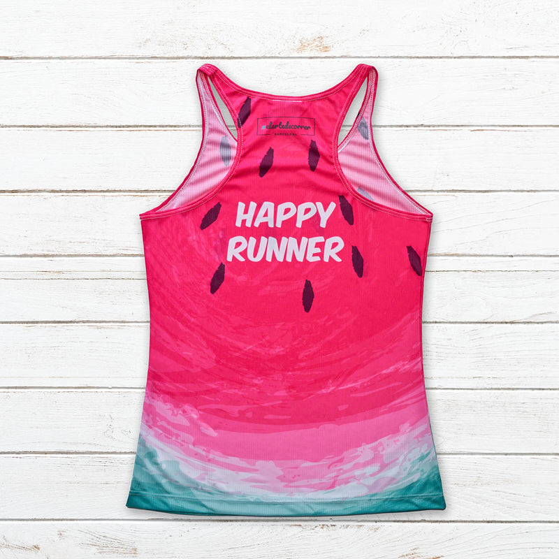 [Premium] Camiseta tirantes mujer #Sandía & Violeta Happy Baker