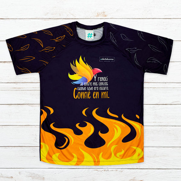 Camiseta técnica mujer #AveFénix