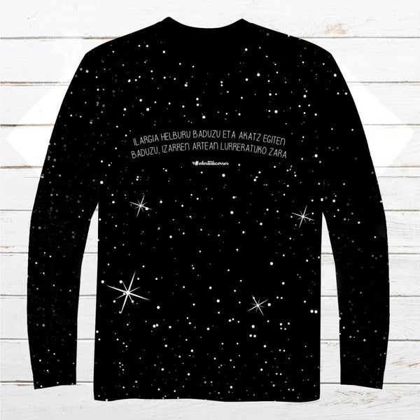 Camiseta manga larga hombre #ApuntaALaLuna 2023